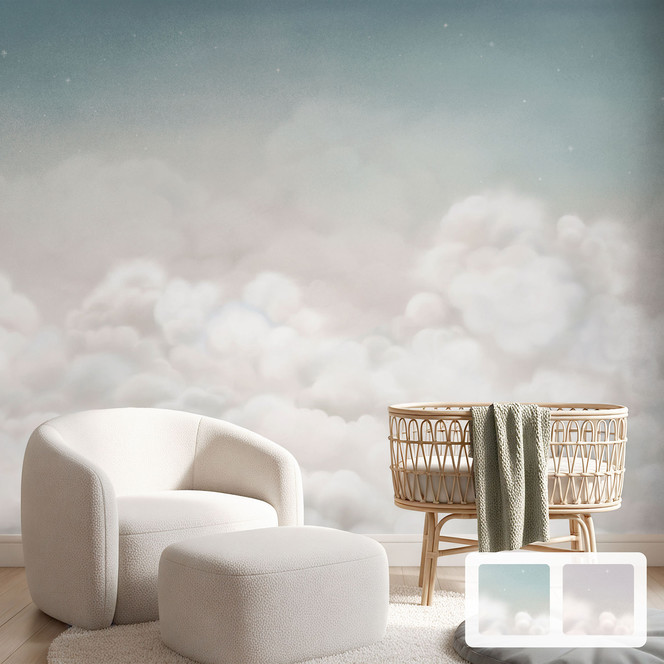 Kinderzimmer Fototapete Ruhige Wolken - Oliver Robins