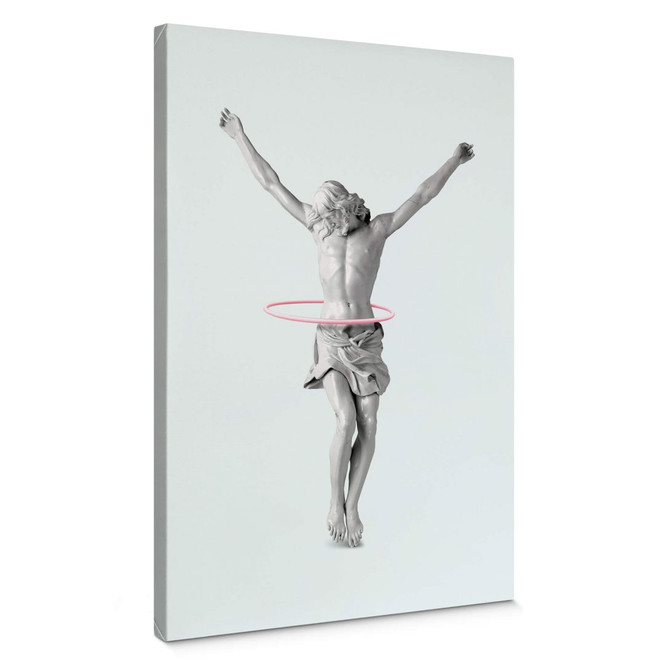 Leinwandbild Loose - Hula Hoop Jesus