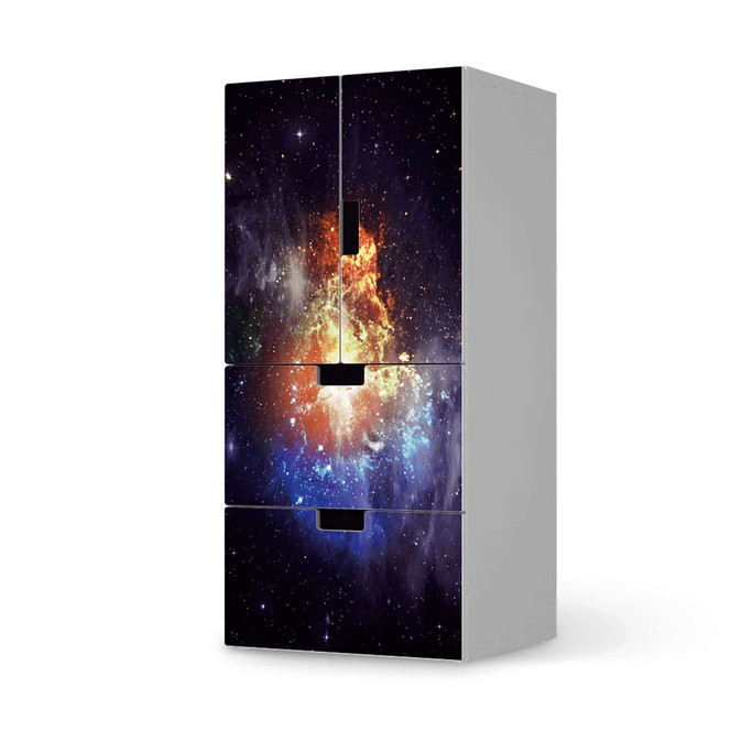 Möbelfolie IKEA Stuva / Malad - 2 Schubladen und 2 kleine Türen - Nebula- Bild 1