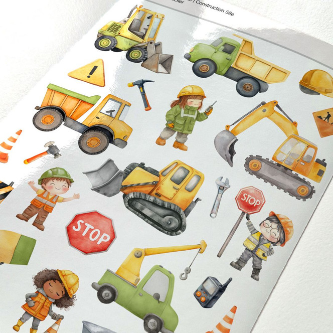 Sticker Baustelle