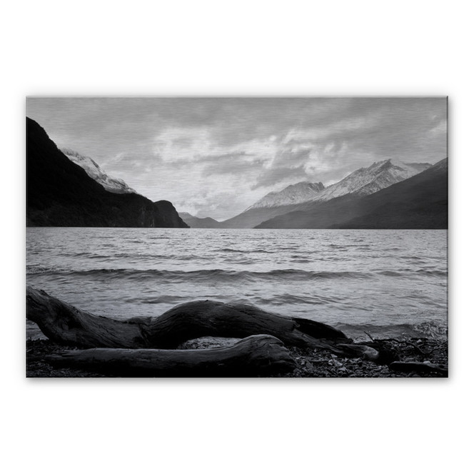 Alu Dibond Bild Log and Lake