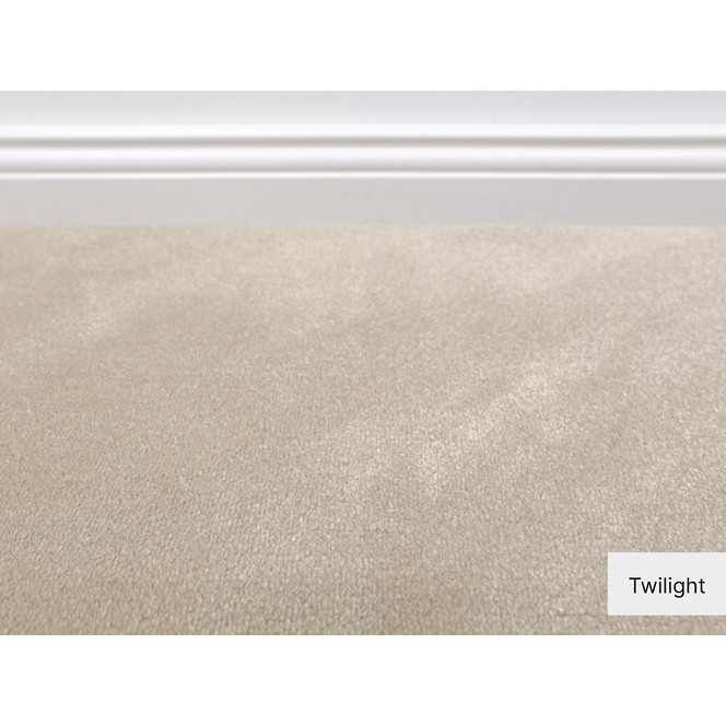 Cabernet Velours Teppichboden Meterware in Twilight