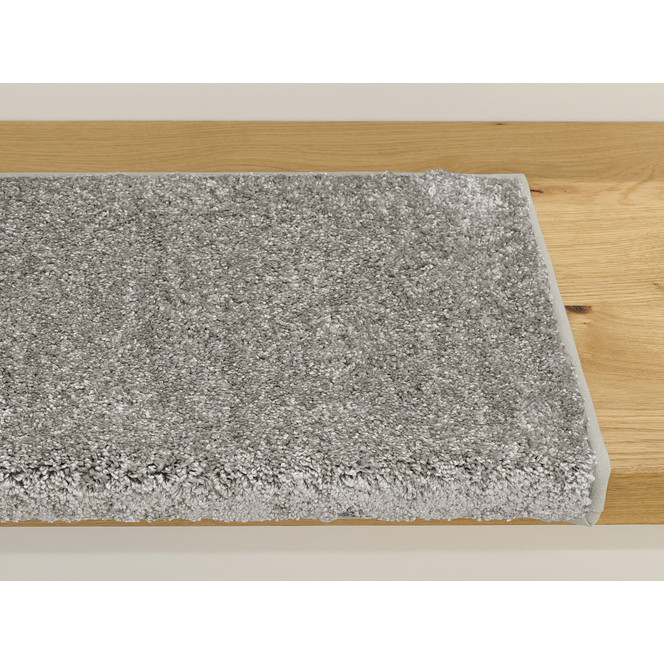 Emma Super Soft Stufenmatte Rechteckig Wunschmass in Stone