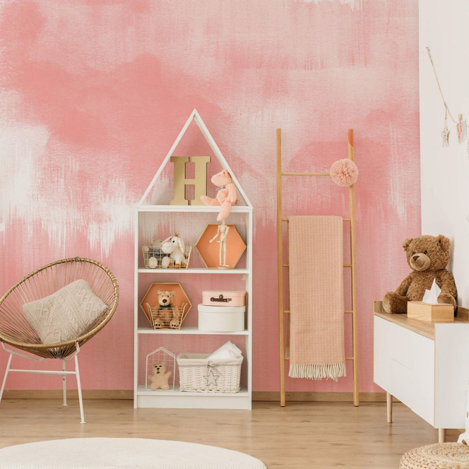 Fototapete Nouveauprints - Watercolour Brush Strokes (pink)