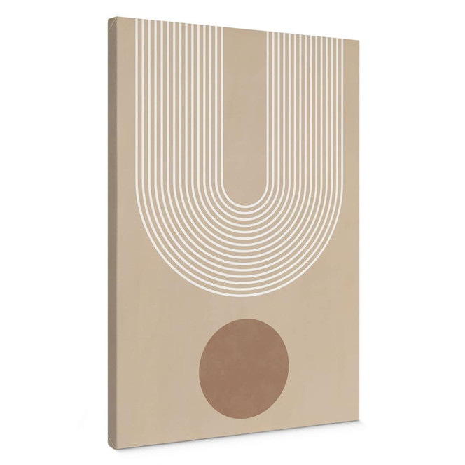 Leinwandbild Abstrakte Geometrie in Balance - Ristova