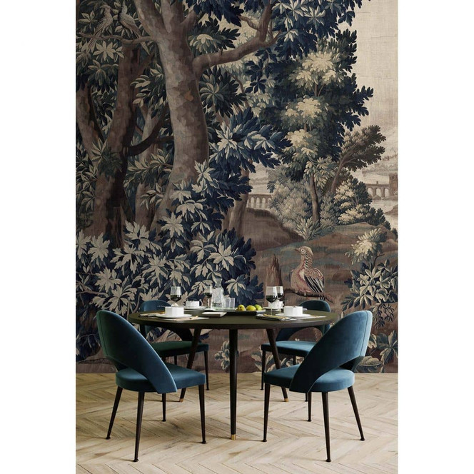 Livingwalls Fototapete Walls by Patel 3 Gobelin Gallery 2 blau, braun, beige - Bild 1