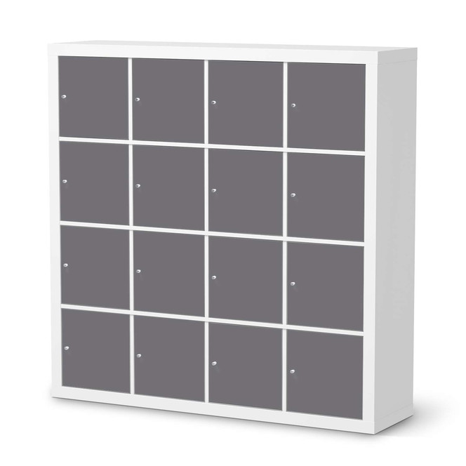 Möbelfolie IKEA Kallax Regal 16 Türen - Grau Light- Bild 1