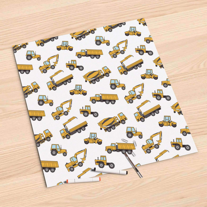 Folienbogen (60x60cm) - Working Cars- Bild 1