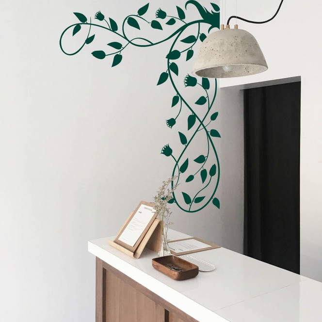Wandtattoo Rankelpflanze