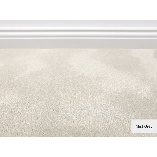 Cannes Softflor Teppichboden Meterware in Mist Grey