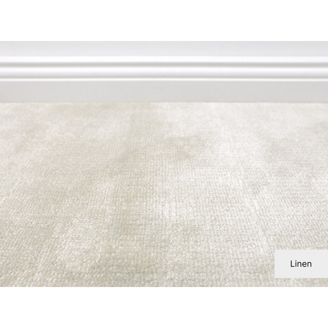 Essence Velours Teppichboden Meterware in Linen