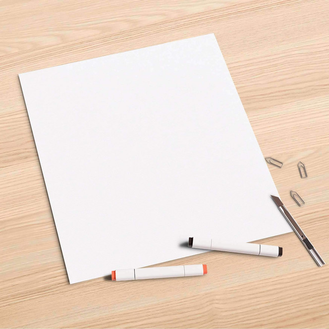 Folienbogen (30x30cm) - Weiss- Bild 1