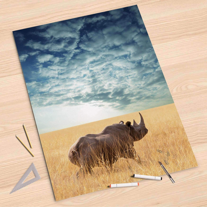 Folienbogen (80x120cm) - Rhino- Bild 1
