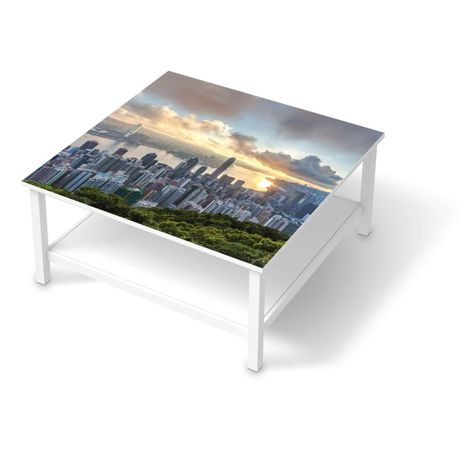 Klebefolie IKEA Hemnes Tisch 90x90cm - Hong Kong- Bild 1
