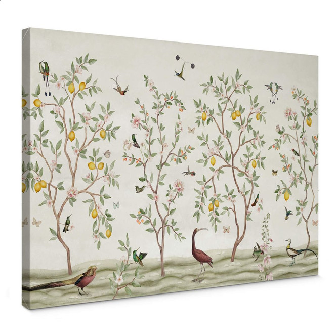 Leinwandbild Sir Edward - Zitronenbaum Chinoiserie