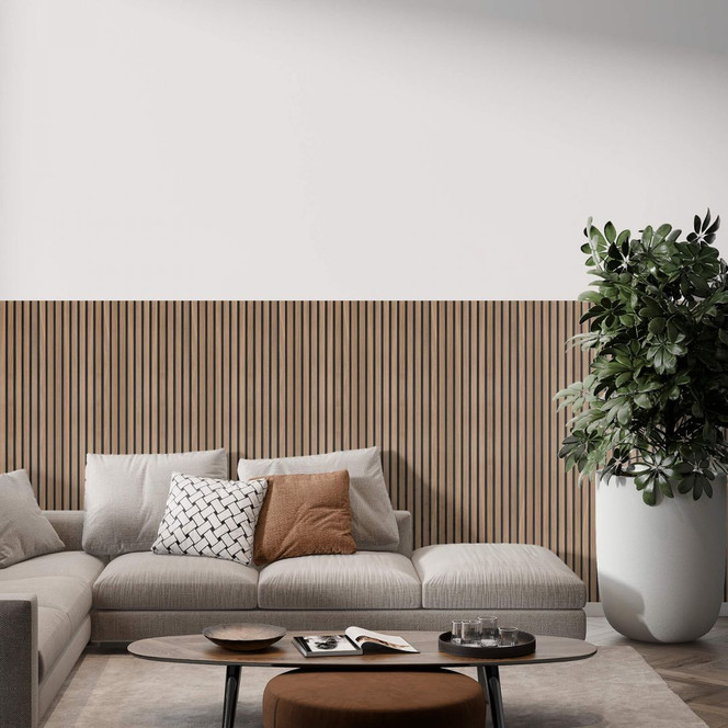Möbelfolie Wandpaneele Holzoptik - erweiterbar