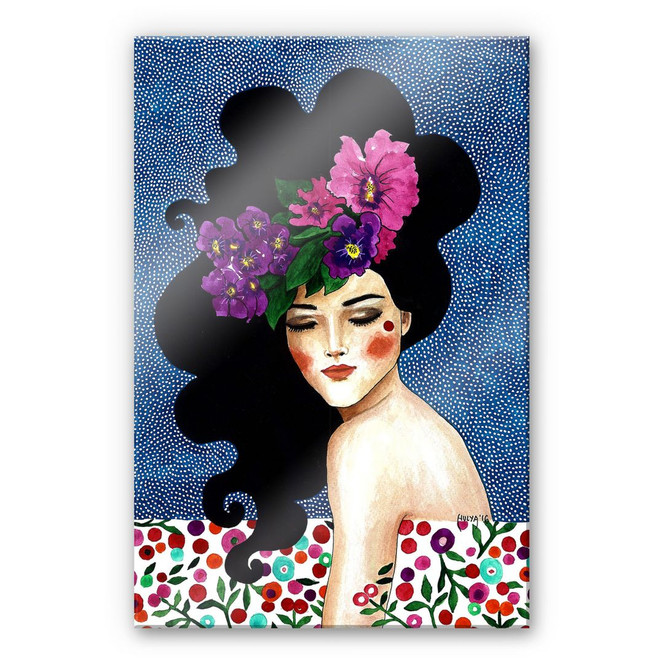 Acrylglasbild Hülya - Flüsterndes Herz