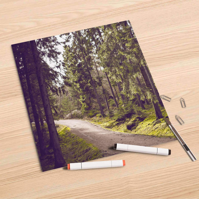 Folienbogen (30x30cm) - Forest Walk- Bild 1