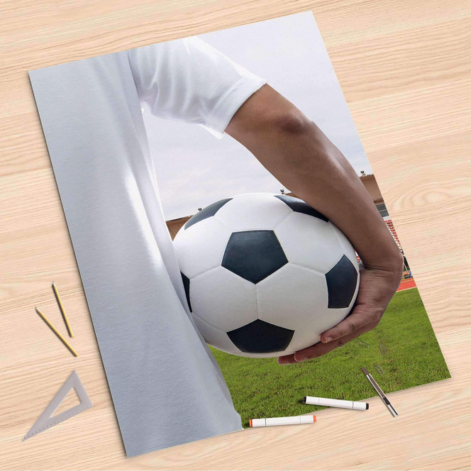 Folienbogen (80x120cm) - Footballmania- Bild 1