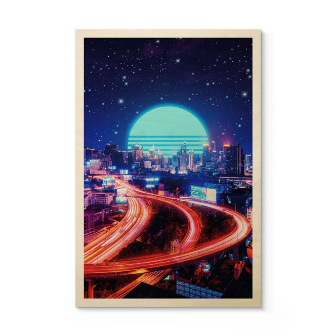 Holzbild Cyber City Bangkok - Takkar