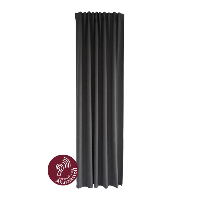 Homing Fertigschal mit verdeckten Schlaufen Allen graphit - 2.45 x 1.4m - Bild 1