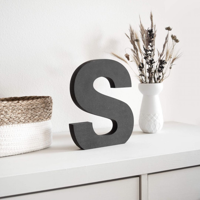 MDF-Holzbuchstaben - Schriftart Swiss