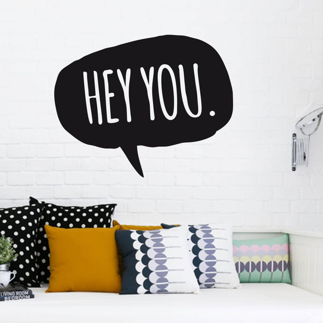 Wandtattoo Hey you