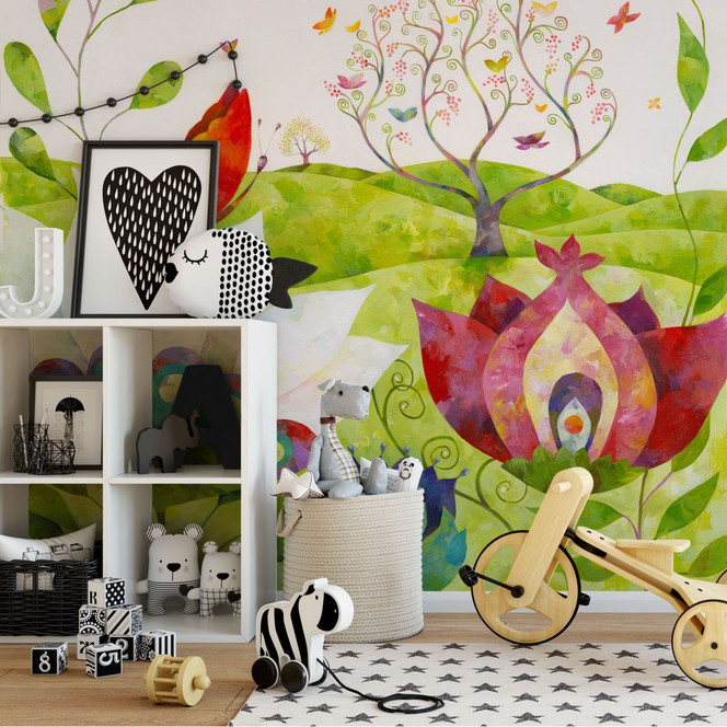 Fototapete Blanz - Sommerwiese