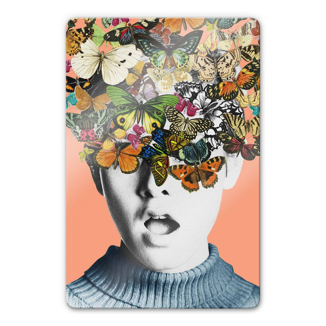 Glasbild Frida Floral Studio - Twiggy Surprise