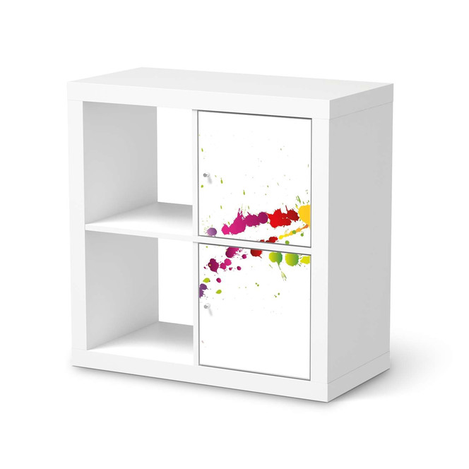 Klebefolie IKEA Expedit Regal 2 Türen (hoch) - Splash 2- Bild 1