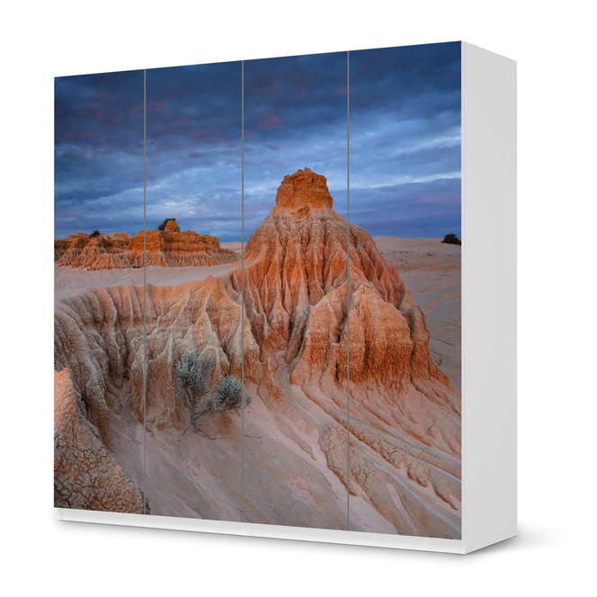 Klebefolie IKEA Pax Schrank 201cm Höhe - 4 Türen - Outback Australia- Bild 1