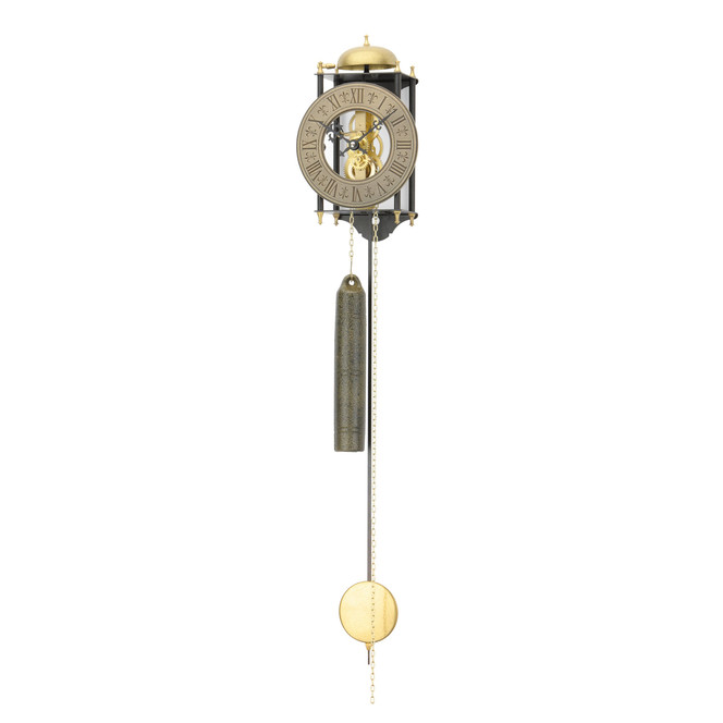 Mechanische Uhr mit Pendel Metall lackiert