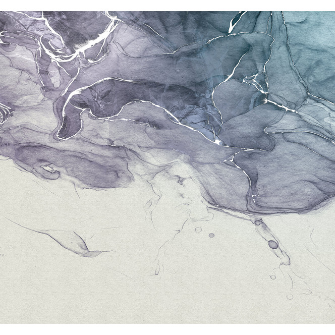 Fototapete Ink Blue Fluid