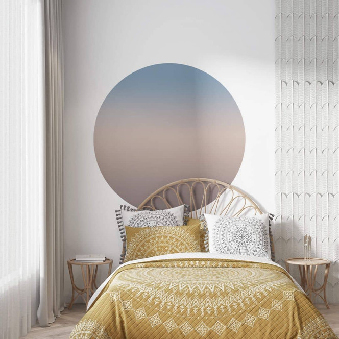 Wandtattoo - Ombre Sonnenaufgang - Rund