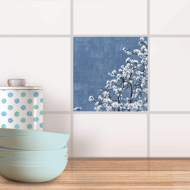 Fliesenaufkleber - Spring Tree
