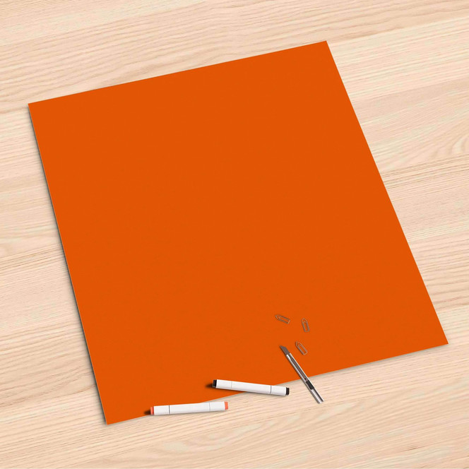 Folienbogen (60x60cm) - Orange Dark- Bild 1