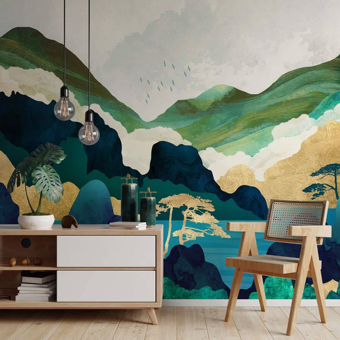 Fototapete SpaceFrog Designs - In den Bergen