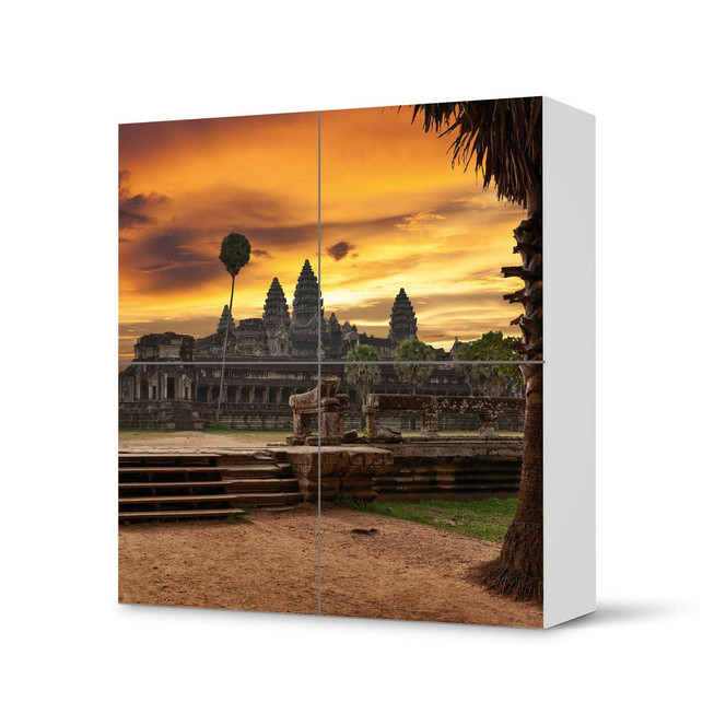 Klebefolie IKEA Besta Schrank 4 Türen - Angkor Wat- Bild 1