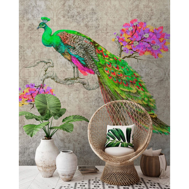 Livingwalls Fototapete Walls by Patel 2 peacock 1 - Bild 1