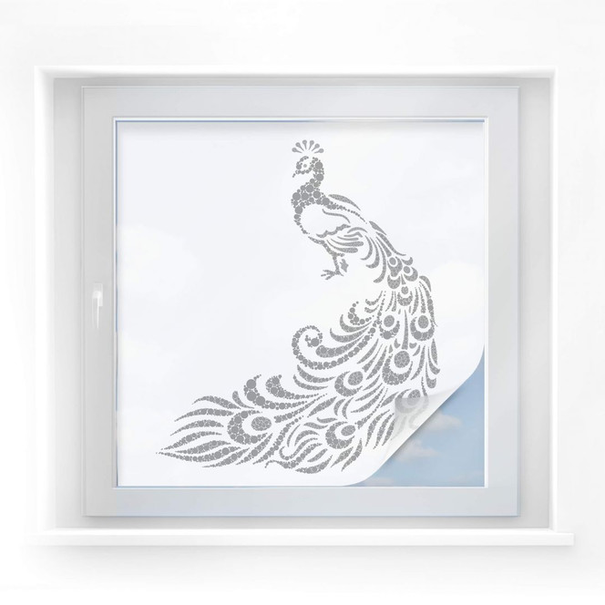 Sichtschutzfolie Abstract Peacock