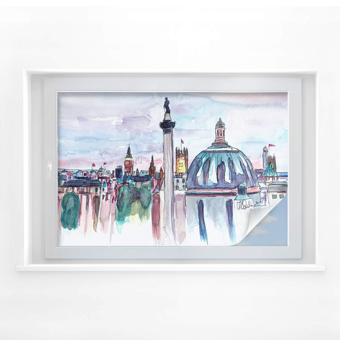 Sichtschutzfolie Bleichner - London Skyline
