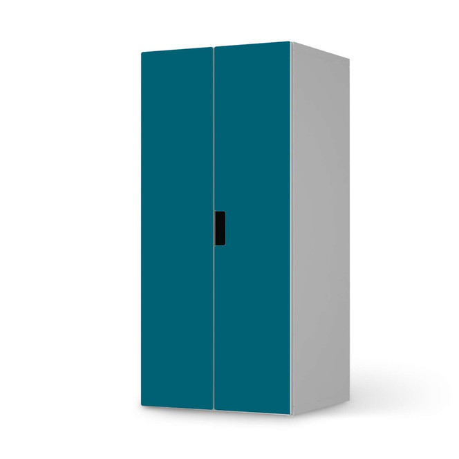 Möbelfolie IKEA Stuva / Malad Schrank - 2 grosse Türen - Türkisgrün Dark- Bild 1