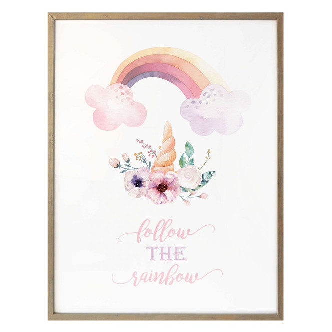 Poster Kvilis - Follow the Rainbow - Regenbogen im Paradies