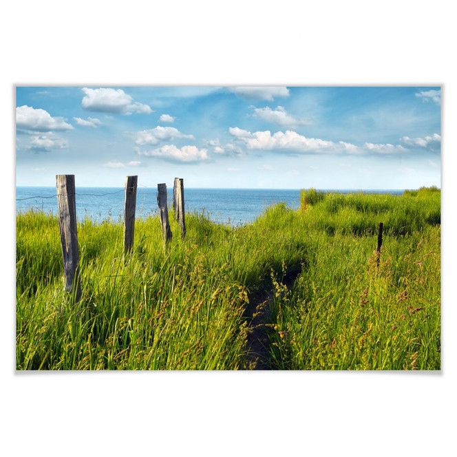 Poster Weg zum Meer