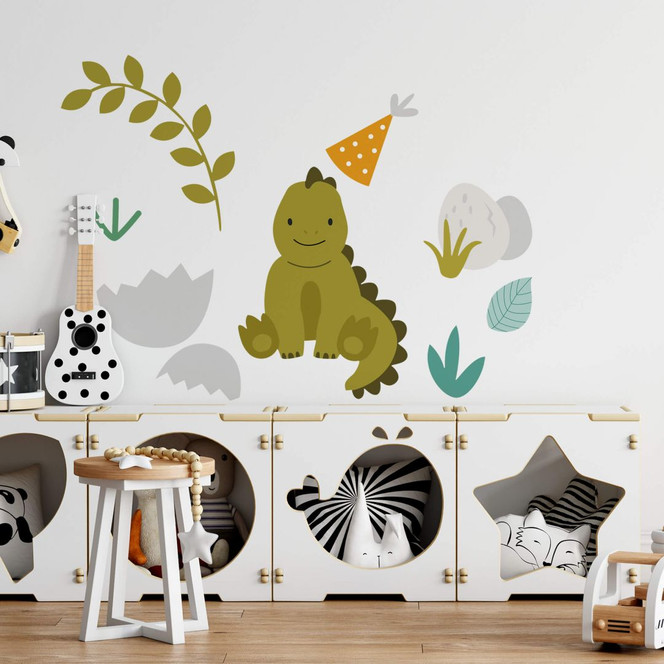Wandtattoo Geschlüpftes Dinobaby