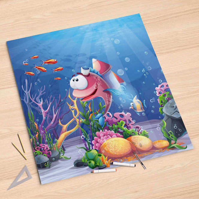 Folienbogen (90x90cm) - Bubbles- Bild 1