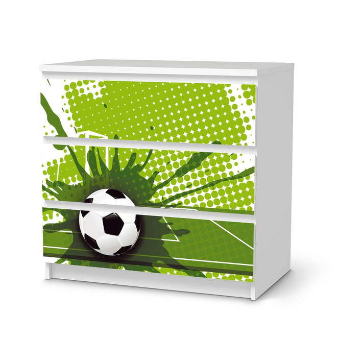 Klebefolie IKEA Malm Kommode 3 Schubladen - Goal- Bild 1