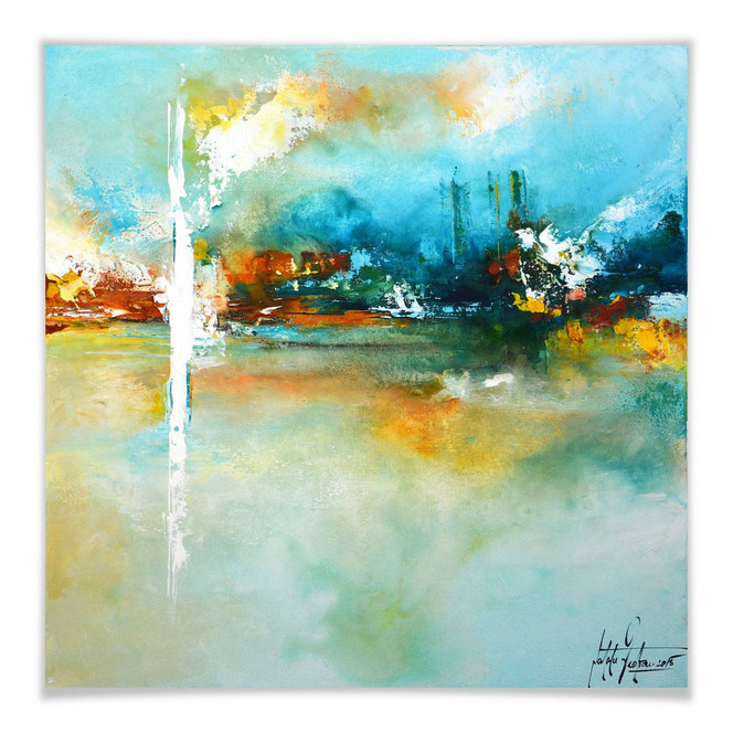 Poster Fedrau Leichtigkeit 70x70cm