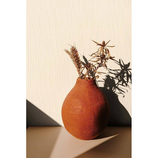 Vliestapete Streifen Klassisch in Beige , Lounge