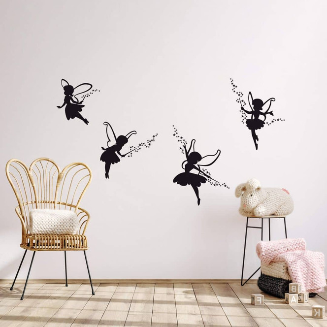 Wandtattoo Feen Set